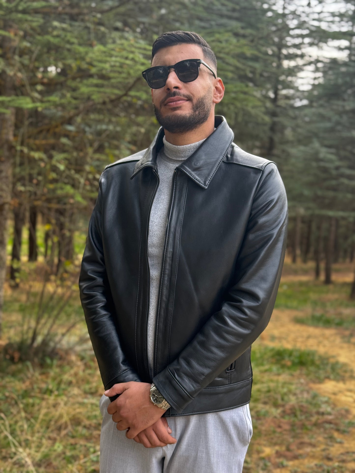 Jacket Pilote (100 %cuir ) fourrure démontable